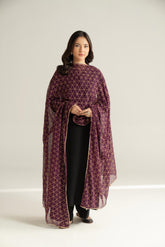 1 Piece Chiffon Printed Stole (CO0038)