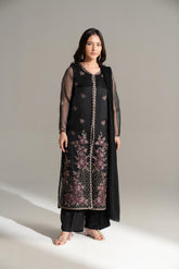 3 Piece Organza Embroidered Suit (FL0175)