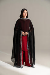 1 Piece Chiffon Embroidered Dupatta (FD0114)