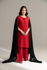 1 Piece Chiffon Embroidered Dupatta (FD0112)