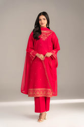 3 Piece Lawn Embroidered Suit (CS0463)