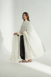 1 Piece Chiffon Embroidered Dupatta (FD0124)