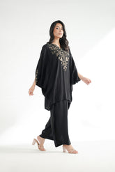 2 Piece Raw Silk Embroidered Suit (FS0203)