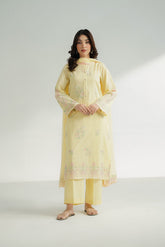 3 Piece Lawn Embroidered Suit (CS0483)
