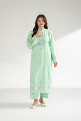 2 Piece Cotton Rip Stop Embroidered Suit (CS0559)