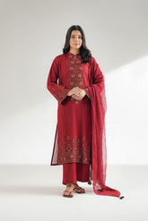 3 Piece Lawn Embroidered Suit (CS0511)