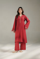 2 Piece Lawn Karandi Embroidered Suit (CS0731)