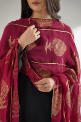 1 Piece Chiffon Printed Stole (CO0043)