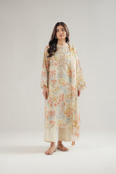 3 Piece Printed Lawn Embroidered Suit (CP0473)
