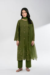 3 Piece Lawn Embroidered Suit (CS0598)
