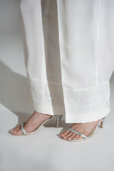 1 Piece Raw Silk Embroidered Culottes (FB0019)