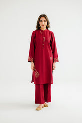 2 Piece Cotton Karandi Embroidered Suit (CP0315)