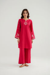 2 Piece Slub Khaddar Embroidered Suit (CP0296)