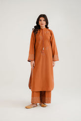 2 Piece Slub Khaddar Embroidered Suit (CP0318)