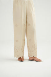 1 Piece Cambric Embroidered Culottes (CB0028)