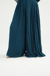 1 Piece Resham Cotton Embroidered Sharara (FB0016)