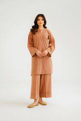 2 Piece Slub Khaddar Embroidered Suit (CP0297)