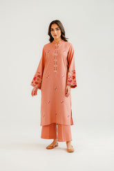2 Piece Cotton Karandi Embroidered Suit (CP0300)