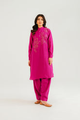 2 Piece Cotton Karandi Embroidered Suit (CP0314)