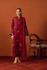 3 Piece Lawn Karandi Embroidered Suit (CP0567)
