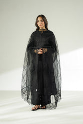 1 Piece Synthetic Organza Embroidered Dupatta (CD0017)