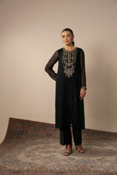 1 Piece Chiffon Embroidered Shirt (AP0052)