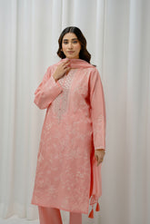 3 Piece Lawn Embroidered Suit (CS0218)