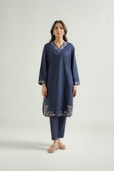 2 Piece Cambric Embroidered Suit (CP0479)
