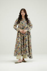 3 Piece Printed Lawn Karandi Printed Suit (CP0578)