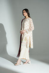 3 Piece Printed Chiffon Printed Suit (FS0129)