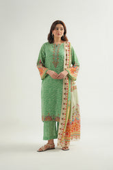 3 Piece Printed Lawn Printed Suit (CP0476)