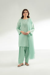 3 Piece Lawn Embroidered Suit (CS0570)