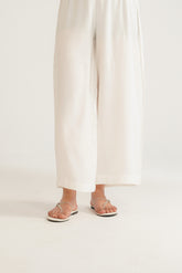 1 Piece Raw Silk Solid Culottes Bottoms (FA0010)