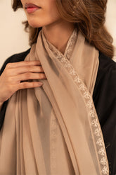 1 Piece Chiffon Embroidered Dupatta (FD0023)