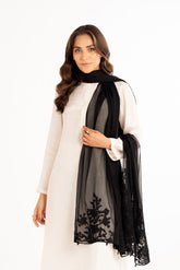 1 Piece Chiffon Embroidered Dupattas/Stoles (FD0041)