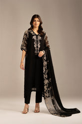 1 Piece Chiffon Embroidered (FD0070)