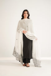 1 Piece Chiffon Embroidered Dupatta (FD0087)