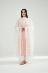 1 Piece Chiffon Embroidered Dupatta (FD0100)