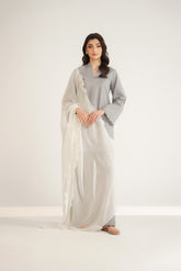 1 Piece Chiffon Embroidered Dupatta (FD0102)