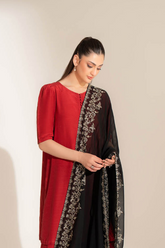 1 Piece Chiffon Embroidered Dupatta (FD0107)