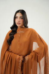 1 Piece Chiffon Embroidered Dupatta (FD0153)