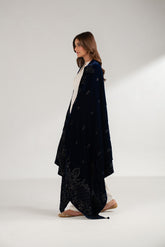 1 Piece Micro Velvet Embroidered Shawls (FG0003)