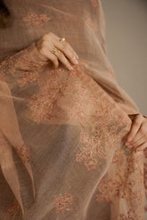 1 Piece Embossnet Embroidered Shawls (FH0010)