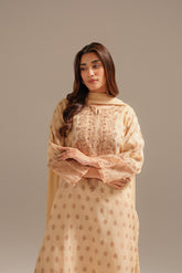 3 Piece Masoori Jacquard Embroidered (FL0058)