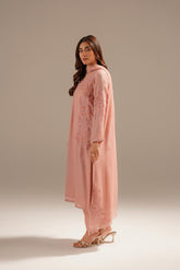 3 Piece Khadi Net Embroidered (FL0057)