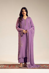 3 Piece Chiffon Embroidered (FL0066)