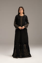 2 Piece Raw Silk Embroidered (FL0088)