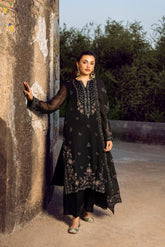 3 Piece Chiffon Embroidered (FL0092)