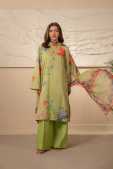 3 Piece Unstitched Lawn Printed Suit (UC0051)