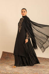 1 Piece Chiffon Embroidered (FS0014)